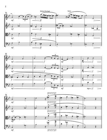 String Quartet Excerpt String Quartet Excerpt